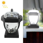 2 LED Solar Waterproof Outdoor Garden Light, Style:, White Light-Lawn Lamp, Warm Light-Lawn Lamp, White Light-Column Cap, Warm Light-Column Cap