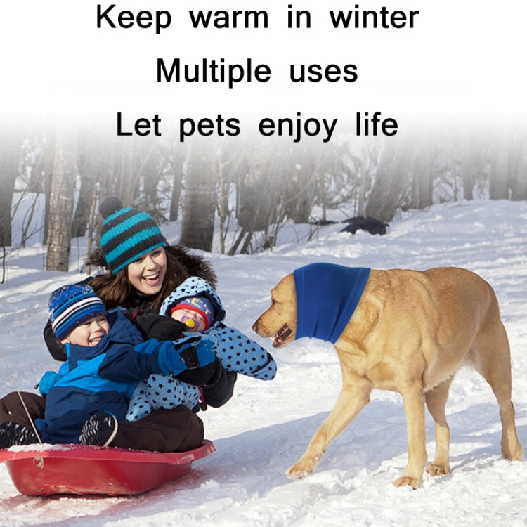 Dog Comforting Headgear Pet Scare Prevention Headscarf, L, S