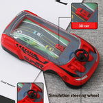 Children Car Adventure Game Two-Players Battle Toy, Red, Black, Black Red