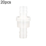 20 PCS Fish Tank Oxygen Pump Trachea Check Valve, 4mm (Red), 4mm (Black), 4mm (White), 4mm (Blue), 8mm (Red), 10mm (White), 12mm (White), 4mm (White Red), 4mm (White Black)