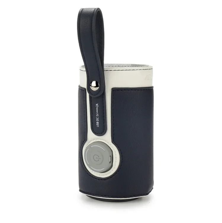 027 Leather Insulated Baby Bottle Cover Heating Bottle Bag, Free Size