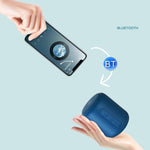 مكبر صوت بلوتوث صغير محمول F9 TWS يدعم بطاقة TF، بدون FM-أسود، بدون FM-أزرق، بدون FM-أحمر