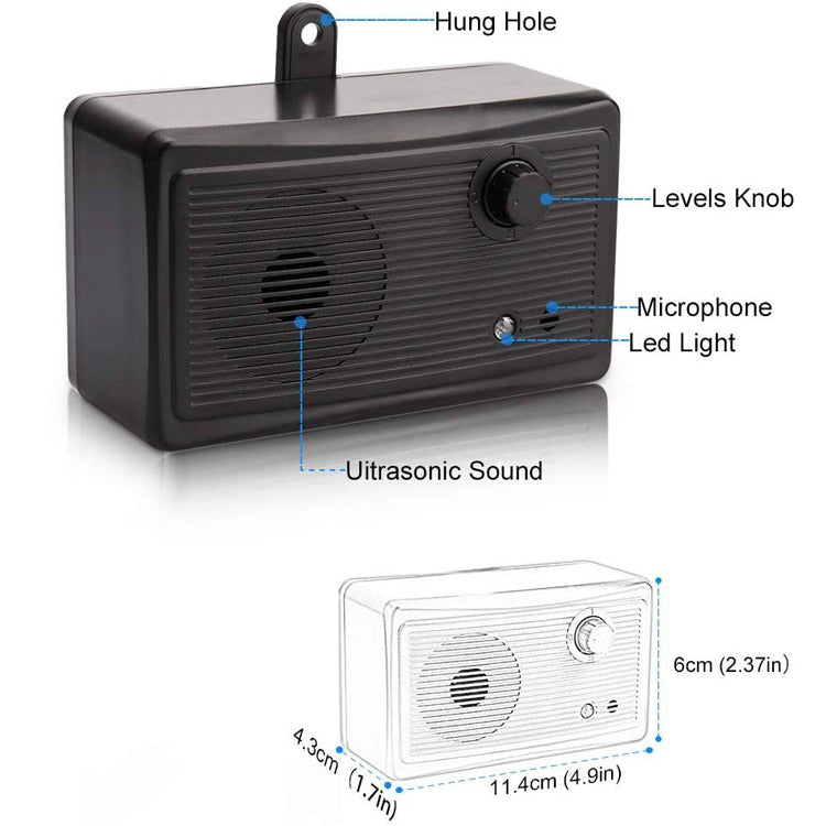 CSB-16 Outdoor Ultrasonic Bark Stopper Dog Training Device, CSB-16