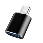 10 قطع محول OTG USB 3.0 أنثى إلى USB-C / Type-C ذكر، 10 قطع بدون مؤشر