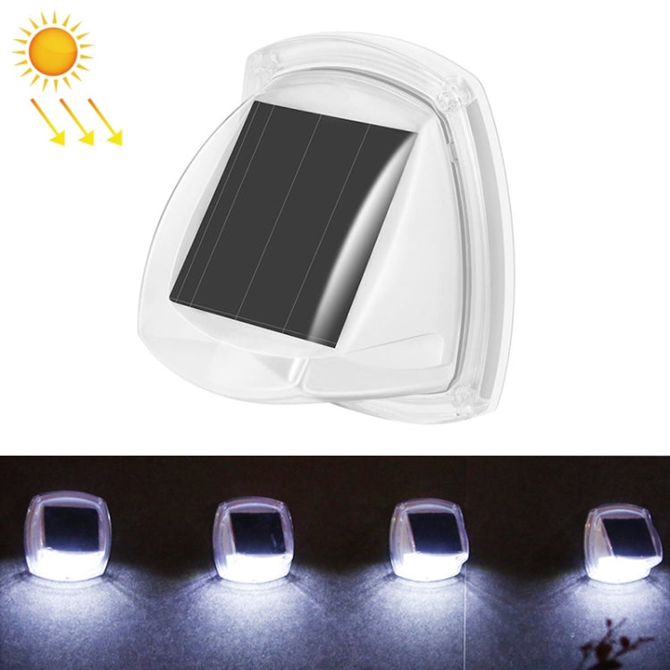 8 LED Outdoor Solar Courtyard Waterproof Wall Light, White Light, Warm Light