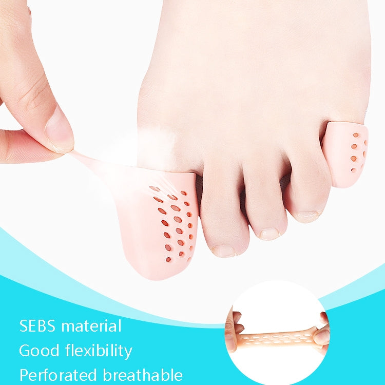 With Hole Toe Set High Heels Anti-Wear Anti-Pain Toe Protective Cover, XS, S, M, L
