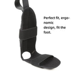 Yoga Stretch Trainer Rehabilitation Correction Belt Foot Drop Stretcher, Oxford Black