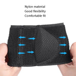 Flat Foot Bow Support Half Pad Elastic Bandage Foot Pad, Black S, Black M, Black L