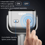 Ozio Car Charger Cigarette Lighter With USB Plug Car Charger, Y34Q 5.3A Black, Y48Q 6.5A Black