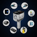 Ozio Car Charger Cigarette Lighter With USB Plug Car Charger, Y34Q 5.3A Black, Y48Q 6.5A Black