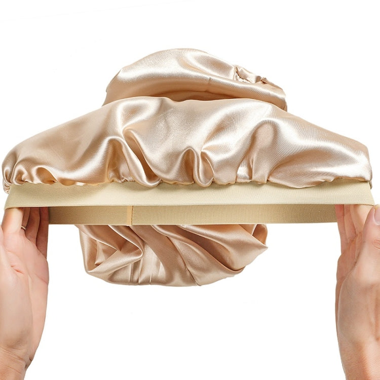 3 PCS/Set Hair Care Long Cap + Turban + Hair Ring, Red, Blue, Purple, Black, White, Orange, Rose Red, Silver, Champagne, Lake Blue