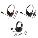 Head-Mounted Wired Headset With Microphone, Style:, GAE-440 A, GAE-440 B, GAE-109