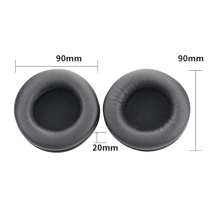 2 PCS Headset Sponge Earmuffs For Razer Kraken 7.1 V1 Pro, Black+Black Net, Black+Orange Net