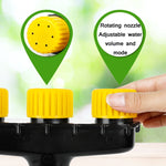 DKSSQ Gardening Multi-Head Watering Sprinkler Nozzle, Specification:, 3 Head with 1 inch/1.2 inch Interface, 3 Head With 1.5 inch Interface, 4 Head With 1 inch/1.2 inch Interface, 4 Head With 1.5 inch Interface, 5 Head With 1 inch/1.2 inch Interface