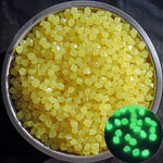 Garden Aquarium Landscape Resin Luminous Rhombus Stone, Mixed Color, Blue, Cyan, Green, White, Purple, Yellow, Red