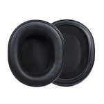 2 PCS Headset Protein Leather Earmuffs for Audio-Technica  ATH-WS660BT, Black, Black+Red, Gray+Blue