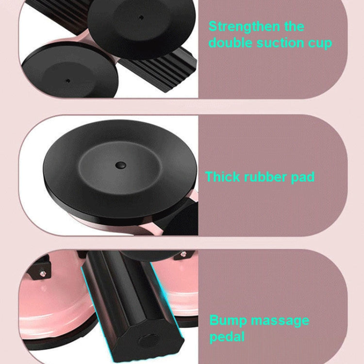 Sit-Up Aid Exercise Abdominal Fitness Device, Specification:, Black Single Suction Cup, Black Double Suction Cup, Red Single Suction Cup, Red Double Suction Cup, Blue Single Suction Cup, Blue Double Suction Cup, Pink Single Suction Cup                 ...