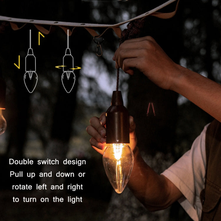 Camping Tent Pull-switch Atmosphere Night Light, Style:, Small Spherical, Large Spherical, Circular Cone, Ellipsoid