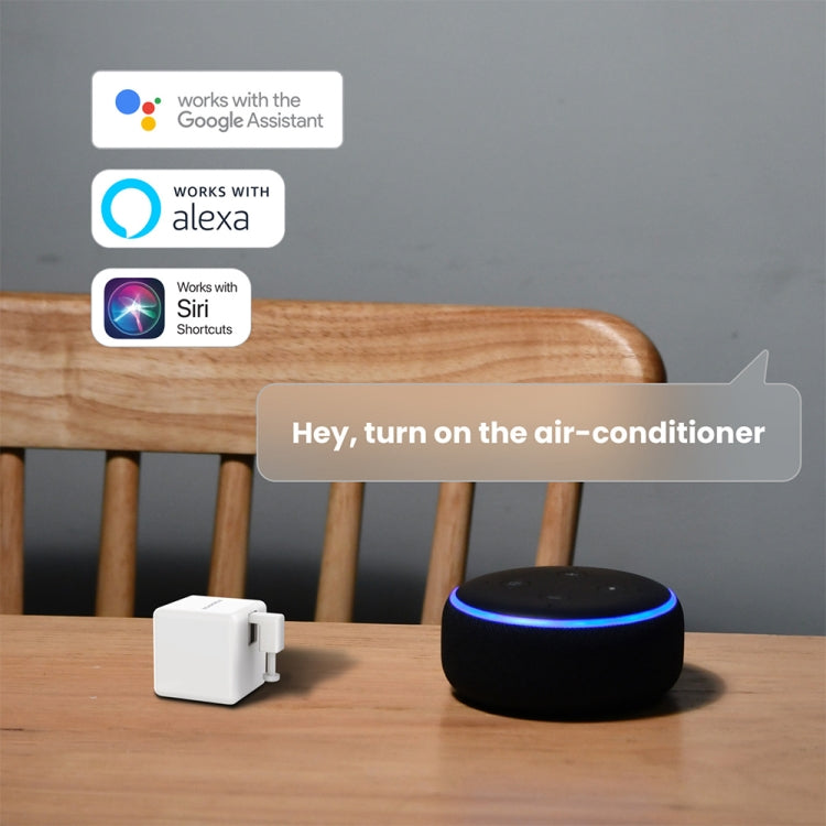 أزرار تحكم متعددة الأغراض ذكية بلوتوث Fingerbot-01، أبيض، أسود