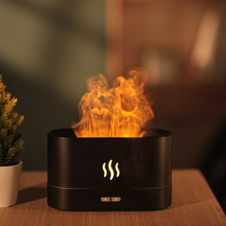 ناشر عطر اللهب مع ضوء ليلي ومرطب، أحادي اللون (أبيض)، أحادي اللون (أسود)