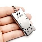 Outdoor High Decibel Stainless Steel Three-Tube Survival Rescue Whistle, Silver, Grey, Black, Colorful, Gold