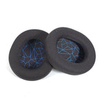 2pcs Sponge Headset Pad for Steelseries Arctis Pro / Arctis 3 / 5 / 7(Black Grey Leather), TBD0601869701B, TBD0601869701C, TBD0601869701D, TBD0601869701E, TBD0601869701F, TBD0601869701G, TBD0601869701H, TBD0601869701J, TBD0601869701A