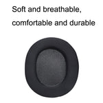 2pcs Sponge Headset Pad for Steelseries Arctis Pro / Arctis 3 / 5 / 7(Black Grey Leather), TBD0601869701B, TBD0601869701C, TBD0601869701D, TBD0601869701E, TBD0601869701F, TBD0601869701G, TBD0601869701H, TBD0601869701J, TBD0601869701A
