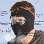 2 PCS XBG-9123 Pellets Riding Windproof HD Goggles Anti-Fog Mask