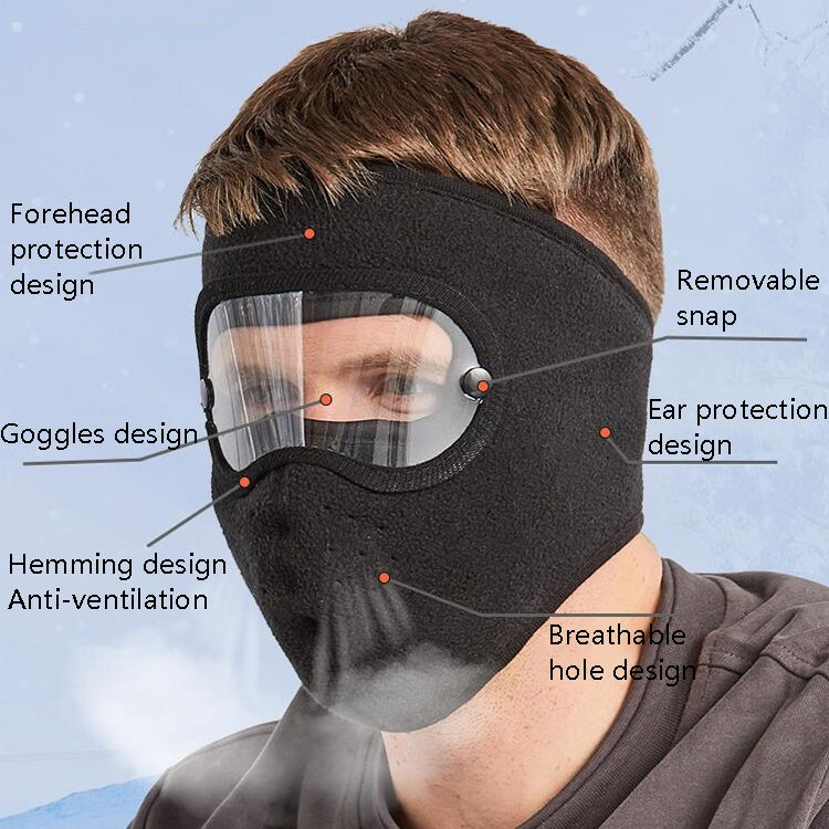 2 PCS XBG-9123 Pellets Riding Windproof HD Goggles Anti-Fog Mask