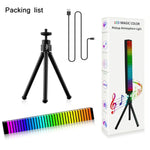 3D Pickup Atmosphere Light Desktop Music Rhythm Lamp,, USB Plug, USB Charging