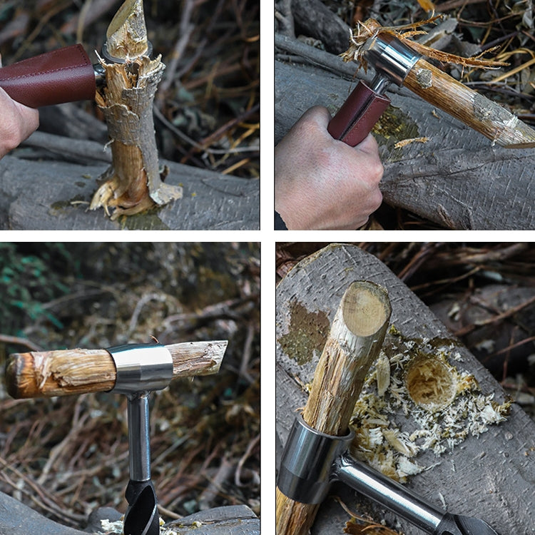 Outdoor Survival Punch Drill Bit Tool Set, Black, Blue, Brown, Beige