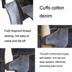 1 Pair Outdoor Gardening Cut-Proof Cowhide Welding Gloves, Length, 35cm, 40cm