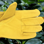 1 Pair JJ-GD305 Genuine Leather Stab-Resistant Cut-proof Garden Gloves, Size:, S, M, L, XL