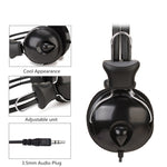 Soyto SY808MV Online Class Office Computer Headset, Cable Length: 1.6m, Black 3.5mm, Black 6.5mm