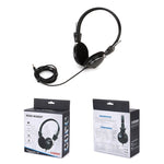 Soyto SY808MV Online Class Office Computer Headset, Cable Length: 1.6m, Black 3.5mm, Black 6.5mm