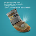 4 PCS / Set HCPET Dog Shoes Breathable Net Dog Shoes, No.1 4cm, No.2 4.5cm, No.3 5cm, No.4 5.5cm, No.5 6cm, No.6 6.5cm, No.7 7cm, No.8 7.5cm