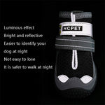 4 PCS / Set HCPET Dog Shoes Breathable Net Dog Shoes, No.1 4cm, No.2 4.5cm, No.3 5cm, No.4 5.5cm, No.5 6cm, No.6 6.5cm, No.7 7cm, No.8 7.5cm
