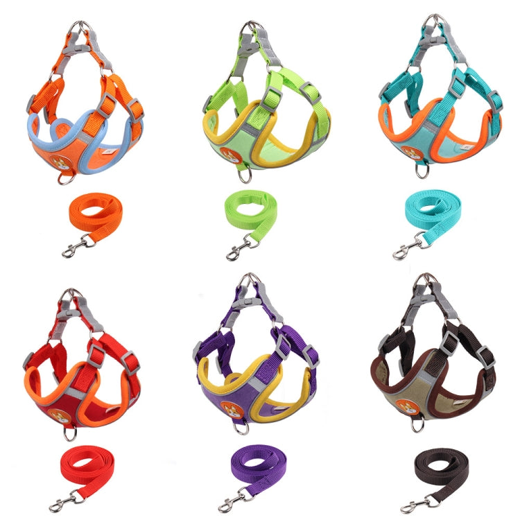 BL-867 Pet Chest Straps Reflective Dog Traction Rope, Size:, S, M, L, XL