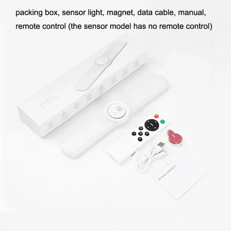 RD05 Smart Home Human Body Induction Cabinet Lights, Style:, Induction Version, Remote Control Version