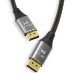 DP1.4 Version 8K DisplayPort Male to Male Computer Monitor HD Cable, 0.5m, 1m, 1.5m, 2m, 3m, 5m, 7m, 10m
