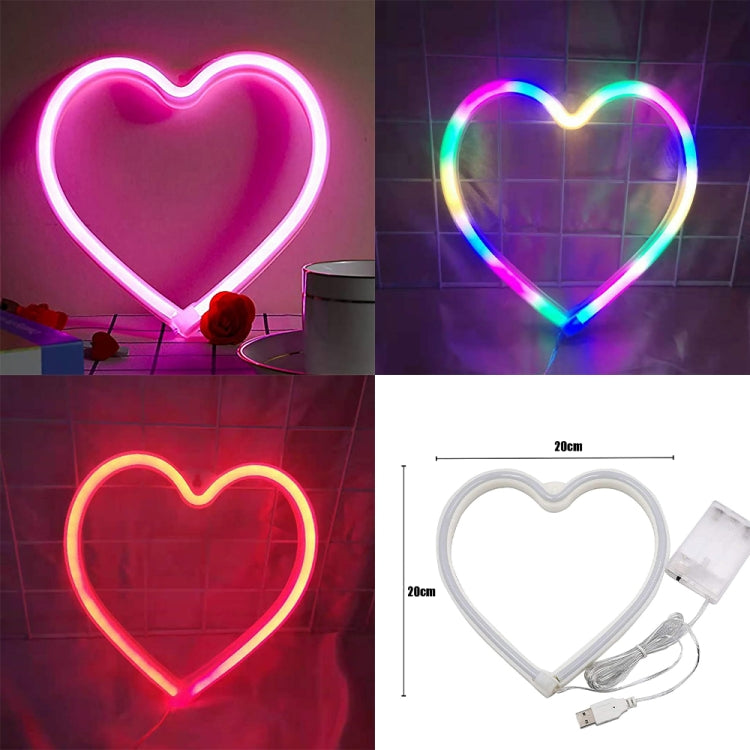 Neon LED Modeling Lamp Decoration Night Light, Power Supply:, Battery or USB, USB