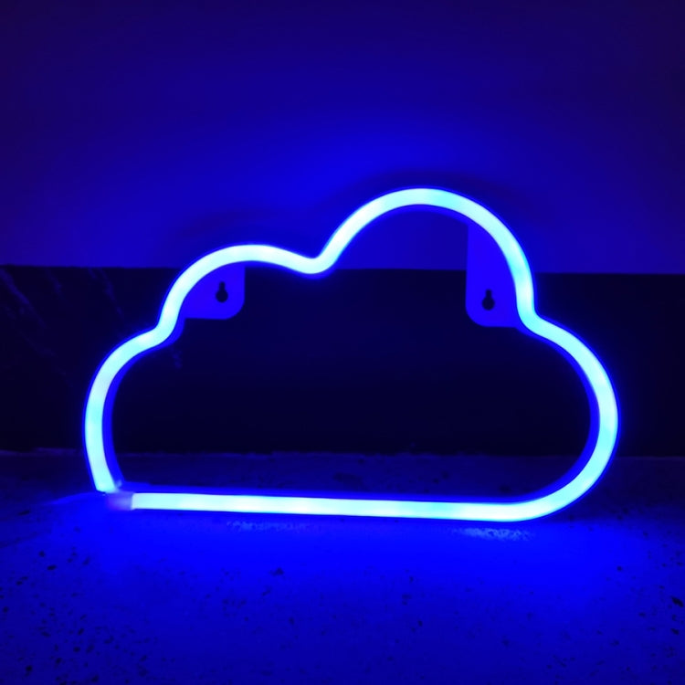 Neon LED Modeling Lamp Decoration Night Light, Style:, Blue Cloud, Pink Cloud, Blue Thunder, Pink  Thunder, Colorful Thunder, Warm White Pentagonal Star, Colorful Pentagrans, Warm White Moon, Blu-ray Moon, Colorful  Moon, Yellow Light Sun              ...
