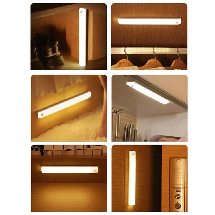 Magnetic Rechargeable Cabinet Bedside Human Body Induction Lamp, Specification:, 200 mAh Without Switch 15cm, 400 mAh Without Switch 15cm, 600 mAh  With Switch 25cm, 900 mAh With Switch 35cm