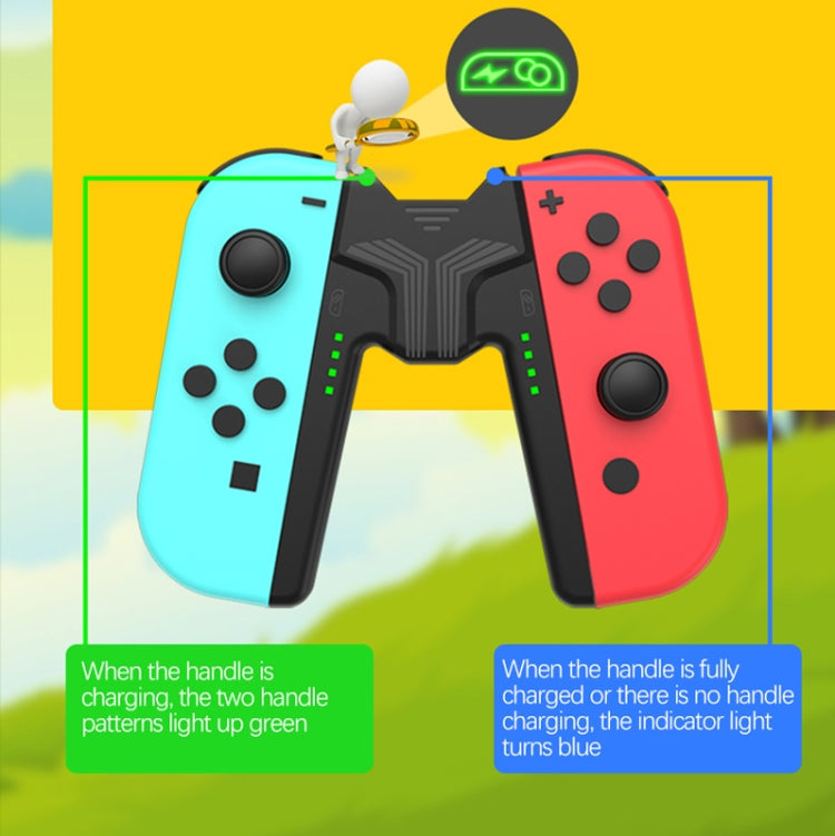 2068 Handle Charging Grip For Switch Oled Joy-Con, 2068