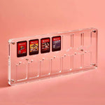 Transparent Crystal Magnetic Game Card Storage Box For Switch, 9 Grid, 14 Grid, 27 Grid