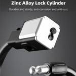 BG-0518 Mountain Bike Portable Anti-Theft Bold Cable Lock, Length:, 1m Without Lock Frame, 1.2m With Lock Frame, 1.5m With Lock Frame, 1.8m With Lock Frame