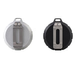 Outdoor Portable Stainless Steel First Aid Pill Storage Box, Black, Silver