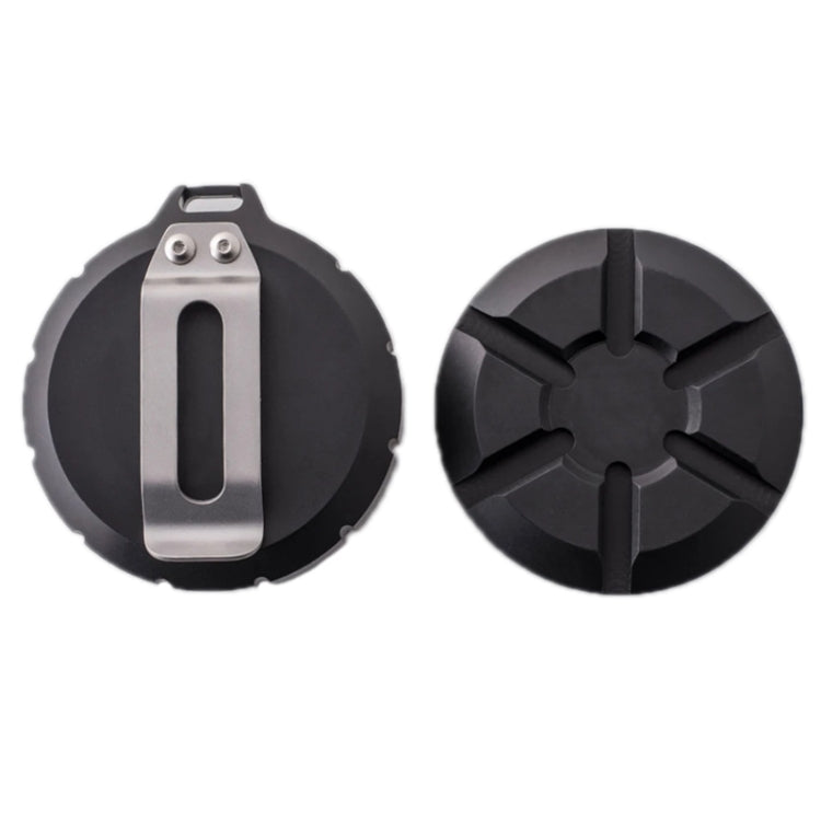 Outdoor Portable Stainless Steel First Aid Pill Storage Box, Black, Silver