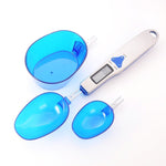500g / 0.5g Kitchen Scale Electronic Measuring Spoon Scale With Three Spoons, 500g / 0.5g, 300g / 0.1g