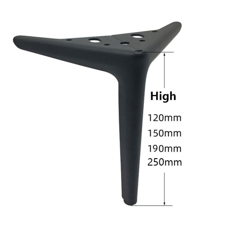LH-XY-0010 Sofa Cabinet Metal Leg Furniture Leg, Height:, 12cm, 15cm, 19cm, 25cm, 12cm Matte Black, 15cm Matte Black, 12cm Brushed Blue), 15cm Brushed Blue), 19cm Matte Black, 19cm Brushed Blue), 25cm Brushed Blue), 25cm Matte Black